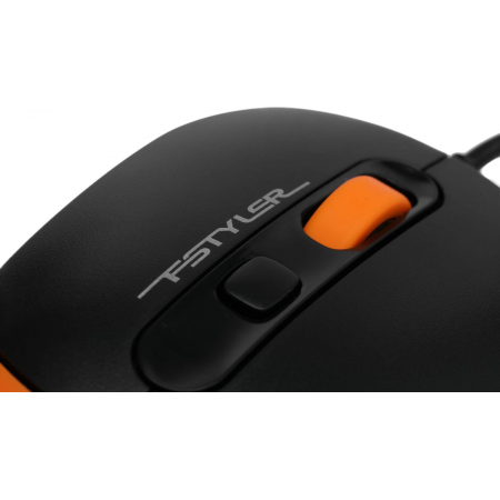 Мышь  A4Tech Fstyler FM10 Black/Orange, фото , изображение 6