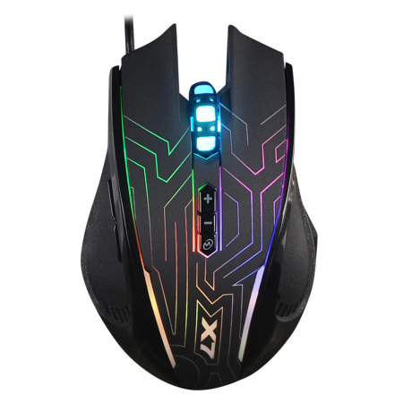 Мышь A4Tech X87 черный оптическая (2400dpi) USB (8but), фото 