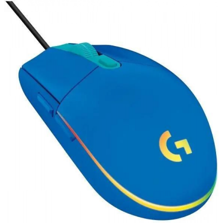 Мышь проводная Logitech G102 LIGHTSYNC (910-005810) Синий, фото , изображение 3