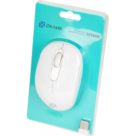 Мышь  Oklick 505MW White, фото , изображение 14
