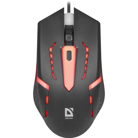 Мышь проводная Defender Hit MB-601 (52601) Чёрный, фото , изображение 3