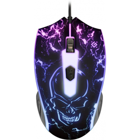 Мышь проводная Defender Overmatch GM-069 (52069) Рисунок, Чёрный, фото , изображение 3