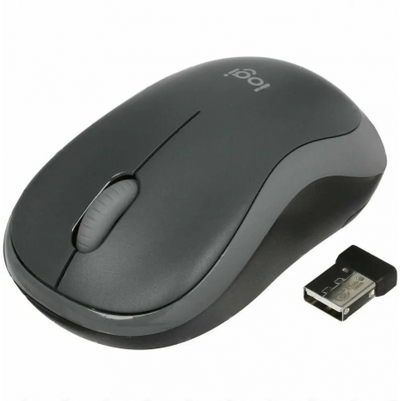 Мышь Logitech M186 черный/серый оптическая (1000dpi) беспроводная USB2.0 (2but), фото , изображение 3