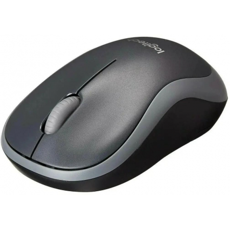 Мышь Logitech M186 черный/серый оптическая (1000dpi) беспроводная USB2.0 (2but), фото , изображение 4