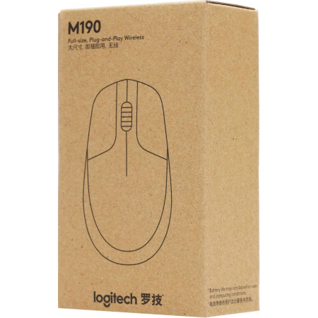 Мышь беспроводная Logitech M190 (910-005924) Чёрный, фото , изображение 11