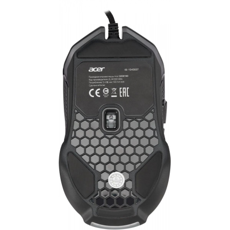 Мышь проводная Acer OMW160 (ZL.MCEEE.00Q) Чёрный, фото , изображение 4