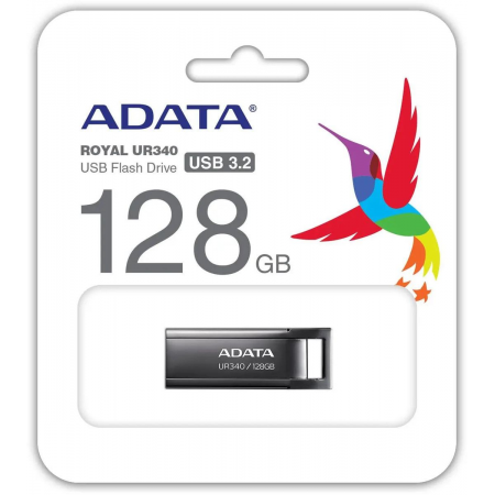 Флеш Диск A-Data 128Gb UR340 AROY-UR340-128GBK USB3.2 черный, фото , изображение 5