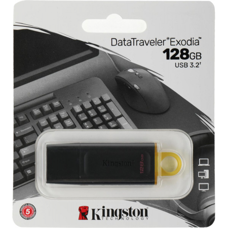 USB Flash накопитель 128Gb Kingston DataTraveler Exodia (DTX/128GB), фото , изображение 3