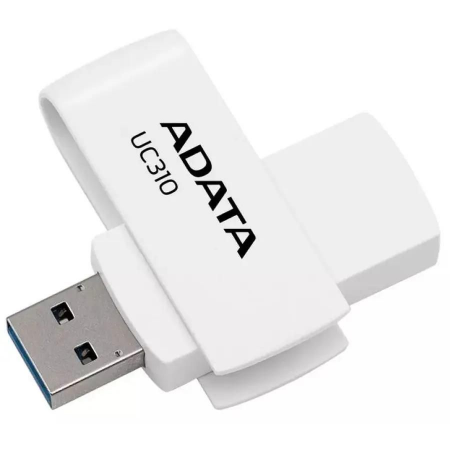 Флэш-накопитель ADATA USB3 64GB WHITE UC310-64G-RWH, фото , изображение 2