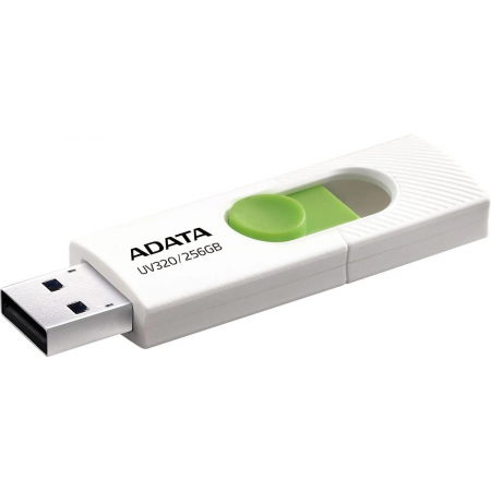 Флеш накопитель 256GB USB 3.2 Gen1 AUV320-256G-RWHGN White/Green, фото , изображение 2