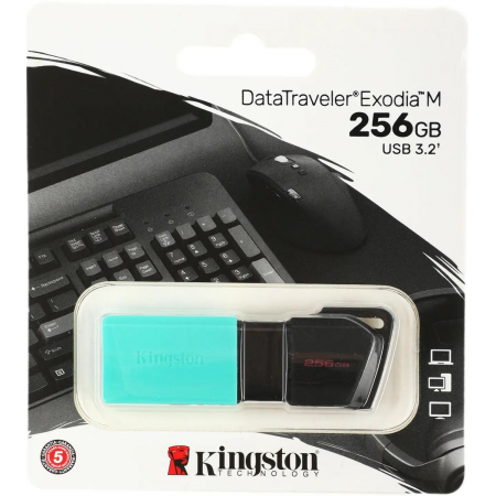 Флеш Диск Kingston 256Gb DataTraveler DTXM DTXM/256GB USB3.2 черный/красный, фото , изображение 3