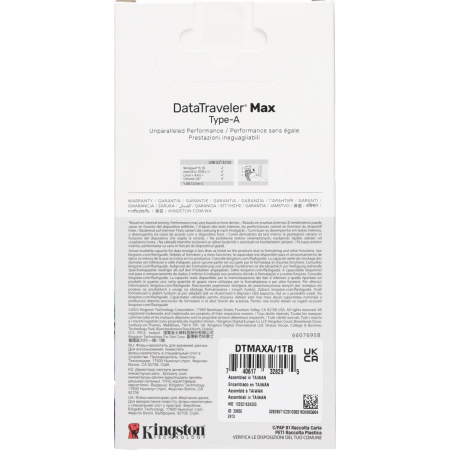 Флеш-накопитель 1TB Kingston DataTraveler Max DTMAXA/1TB, фото , изображение 7