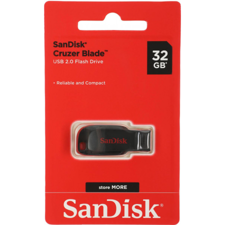 USB Flash накопитель   32Gb SanDisk Cruzer Blade (SDCZ50-032G-B35), фото , изображение 5