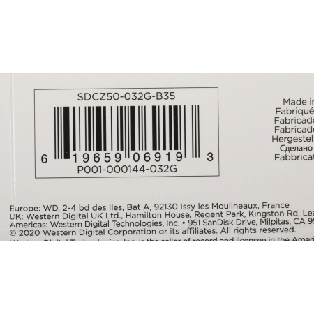 USB Flash накопитель   32Gb SanDisk Cruzer Blade (SDCZ50-032G-B35), фото , изображение 12