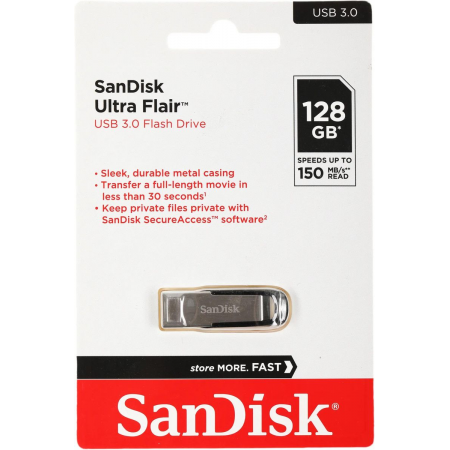 USB Flash накопитель 128Gb SanDisk Ultra Flair (SDCZ73-128G-G46), фото , изображение 4