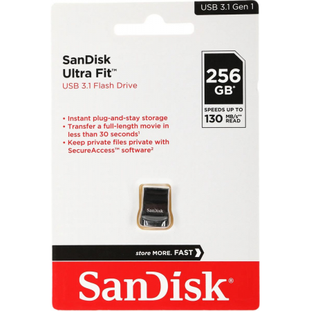 USB Flash накопитель 256Gb SanDisk Ultra Fit (SDCZ430-256G-G46), фото , изображение 5