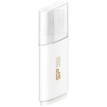 USB Flash накопитель 128Gb Silicon Power Blaze B06 (SP128GBUF3B06V1W) белый, фото , изображение 2