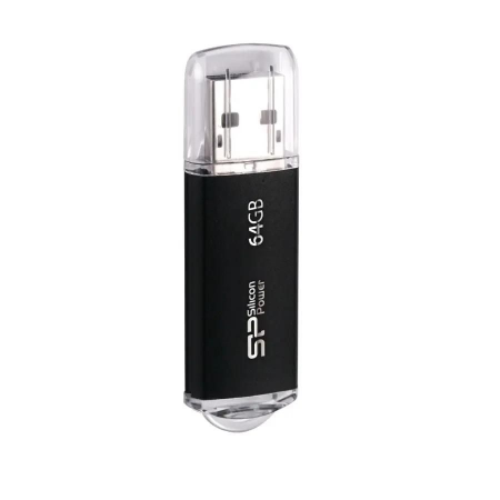 USB Flash накопитель   64Gb Silicon Power Ultima II-I Black (SP064GBUF2M01V1K), фото , изображение 2