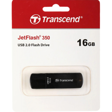 USB Flash накопитель   16Gb Transcend JetFlash 350 Black (TS16GJF350), фото , изображение 4