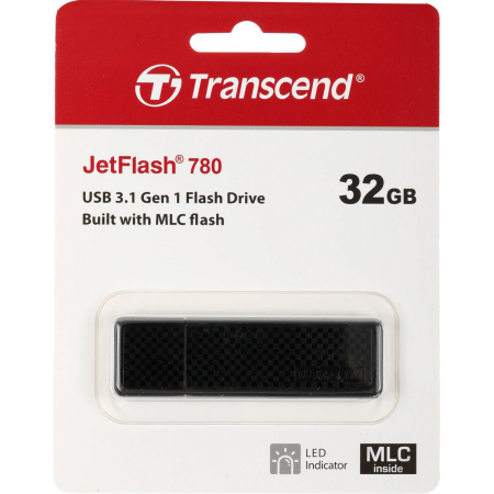 USB Flash накопитель   32Gb Transcend JetFlash 780 Black (TS32GJF780), фото , изображение 4