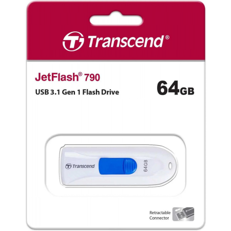 USB Flash накопитель 64Gb Transcend JetFlash 790 (TS64GJF790W), фото , изображение 5