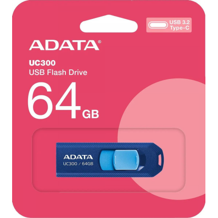 Флеш накопитель 64GB USB 3.2 Gen1 ACHO-UC300-64G-RNB/BU, фото , изображение 2