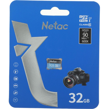 Карта памяти 32Gb MicroSD Netac P500 (NT02P500STN-032G-S), фото , изображение 3 Карта памяти 32Gb MicroSD Netac P500 (NT02P500STN-032G-S), фото , изображение 3