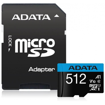 Карта памяти MICRO SDXC 512GB AUSDX512GUICL10A1-RA1 ADATA, фото , изображение 2