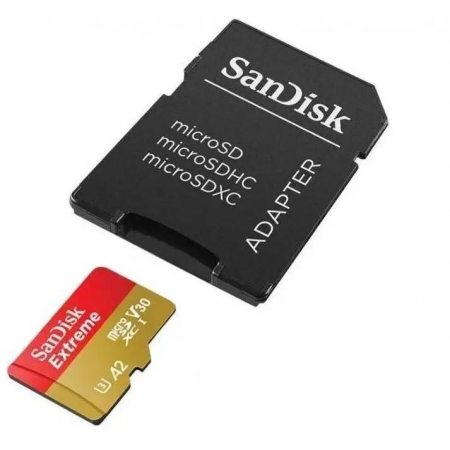 Флеш карта microSDXC SanDis 1024GBEXTREME Class 10, UHS-I, W130, R 190 МБ/с,  без адаптера на SD, фото , изображение 2