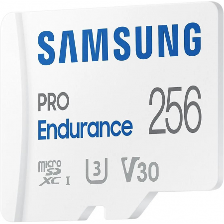 Флеш карта microSDXC 256Gb Samsung PRO ENDURANCE (40/100 Mb/s, adapter) (MB-MJ256KA/APC), фото , изображение 2