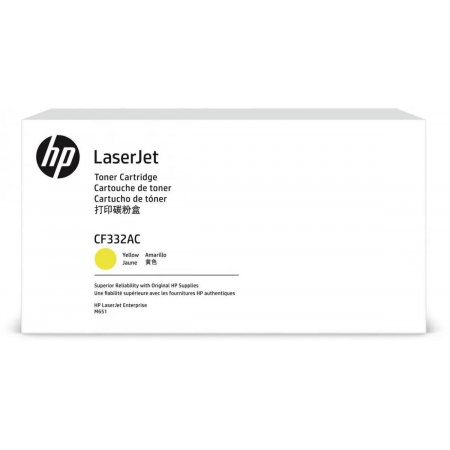 Контрактный Тонер-картридж HP 654A Ylw Contract LJ Toner Cartridge, фото 