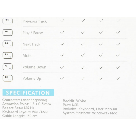 Клавиатура проводная A4Tech Fstyler FX60H, фото , изображение 27