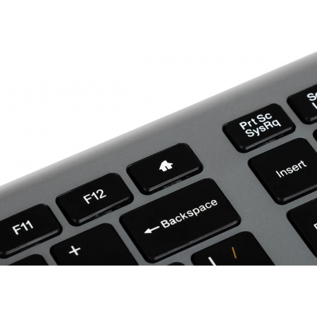 Клавиатура Оклик 890S серый USB беспроводная slim, фото , изображение 8