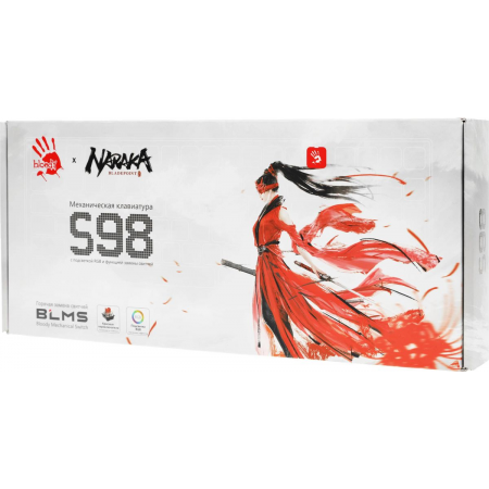 Клавиатура A4Tech Bloody S98 механическая красный USB for gamer LED (S98 RED), фото , изображение 24