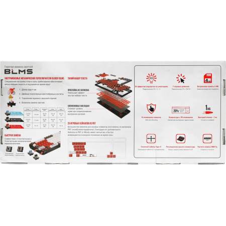 Клавиатура A4Tech Bloody S98 механическая красный USB for gamer LED (S98 RED), фото , изображение 26
