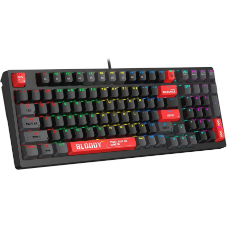 Клавиатура A4Tech Bloody S98 механическая красный USB for gamer LED (S98 RED), фото , изображение 3