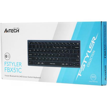Клавиатура беспроводная A4Tech Fstyler FBX51C 1678116, фото , изображение 14