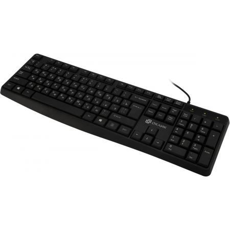 Клавиатура Оклик/Oklick 145M черный USB Multimedia, фото , изображение 14