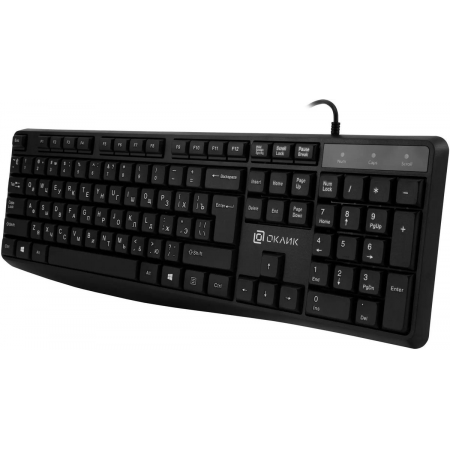 Клавиатура Оклик/Oklick 145M черный USB Multimedia, фото , изображение 6