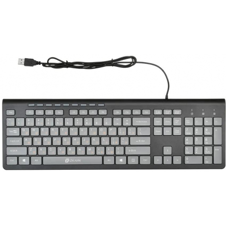 Клавиатура проводная Oklick 480M Slim Multimedia 1067199, фото , изображение 11