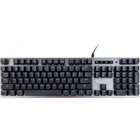 Клавиатура A4Tech Bloody B765 механическая серый USB for gamer LED (B765 GREY/NEON (GREEN SWITCH)), фото , изображение 2