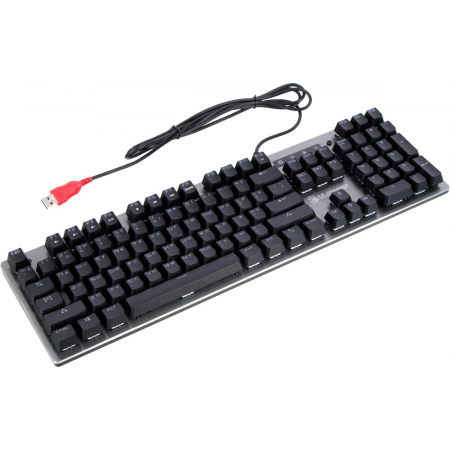 Клавиатура A4Tech Bloody B765 механическая серый USB for gamer LED (B765 GREY/NEON (GREEN SWITCH)), фото , изображение 3