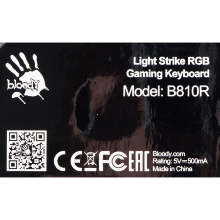 Клавиатура проводная A4Tech Bloody B810R, фото , изображение 14