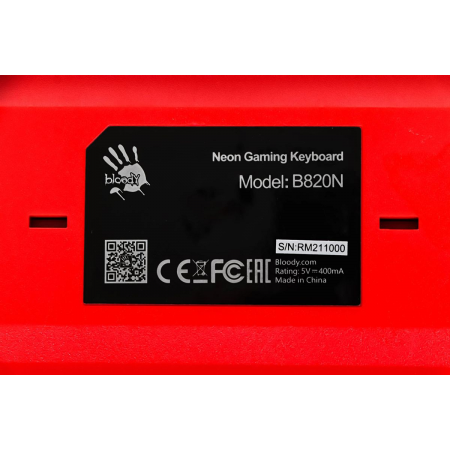 Клавиатура проводная A4Tech Bloody B808N B865, фото , изображение 11