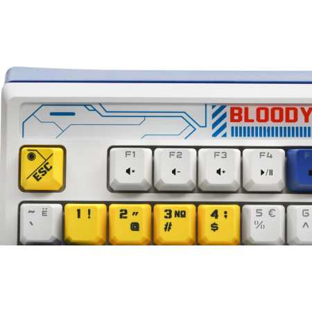 Клавиатура A4Tech Bloody B950 механическая синий/белый USB for gamer LED (B950), фото , изображение 24