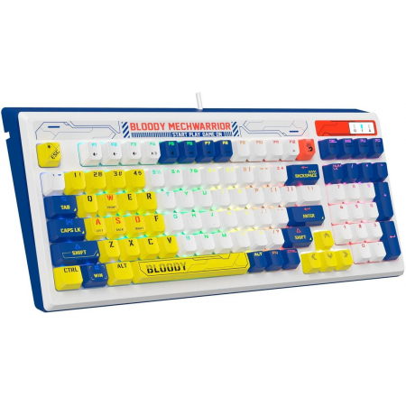Клавиатура A4Tech Bloody B950 механическая синий/белый USB for gamer LED (B950), фото , изображение 5