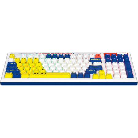 Клавиатура A4Tech Bloody B950 механическая синий/белый USB for gamer LED (B950), фото , изображение 9