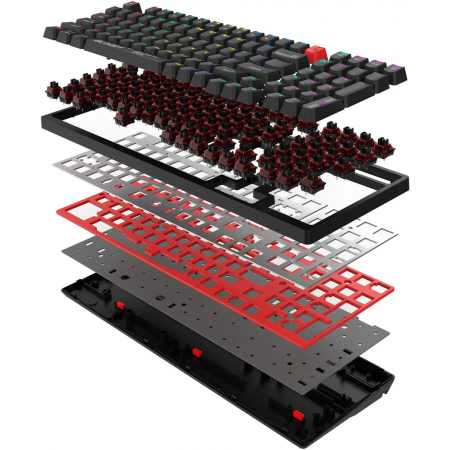 Клавиатура A4Tech Bloody S98 механическая черный USB for gamer LED (S98 BLACK), фото , изображение 12