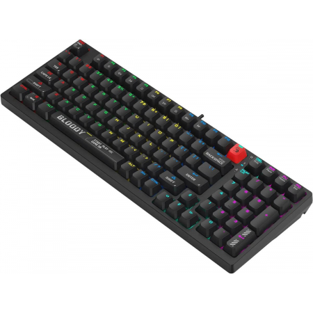 Клавиатура A4Tech Bloody S98 механическая черный USB for gamer LED (S98 BLACK), фото , изображение 13