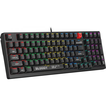 Клавиатура A4Tech Bloody S98 механическая черный USB for gamer LED (S98 BLACK), фото , изображение 3